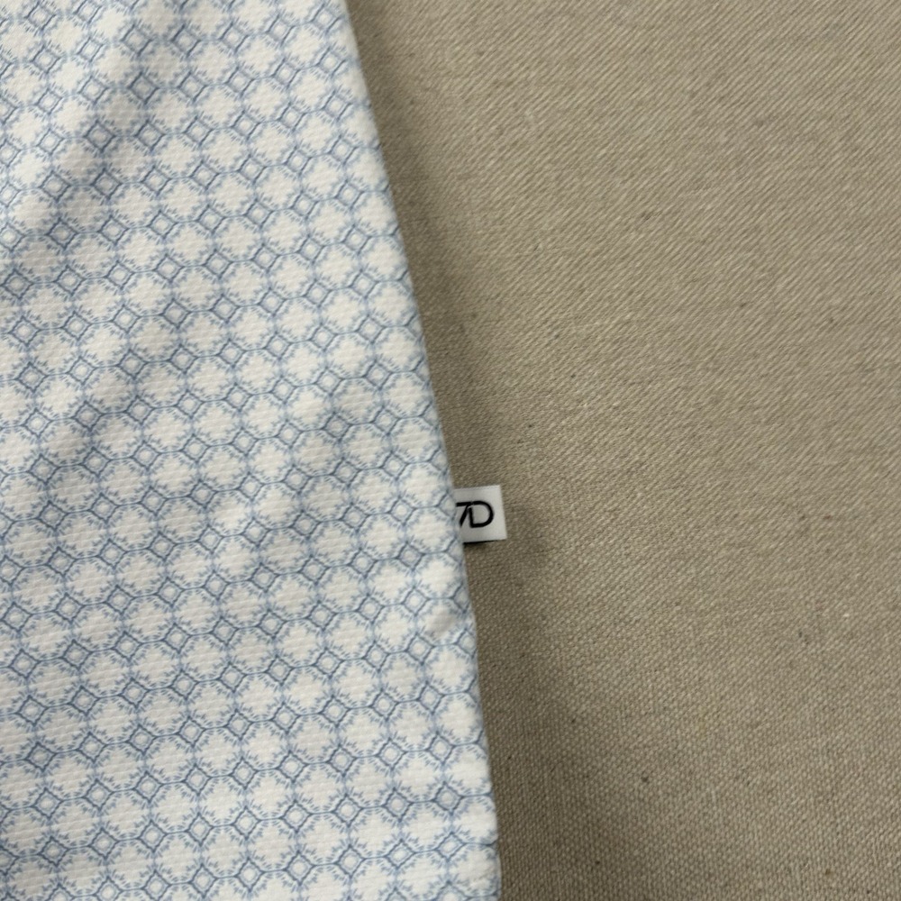 7 Diamonds Shirt Mens XL 4-Way Stretch Geometric Camp Button Up Tropical Preppy - Picture 4 of 9